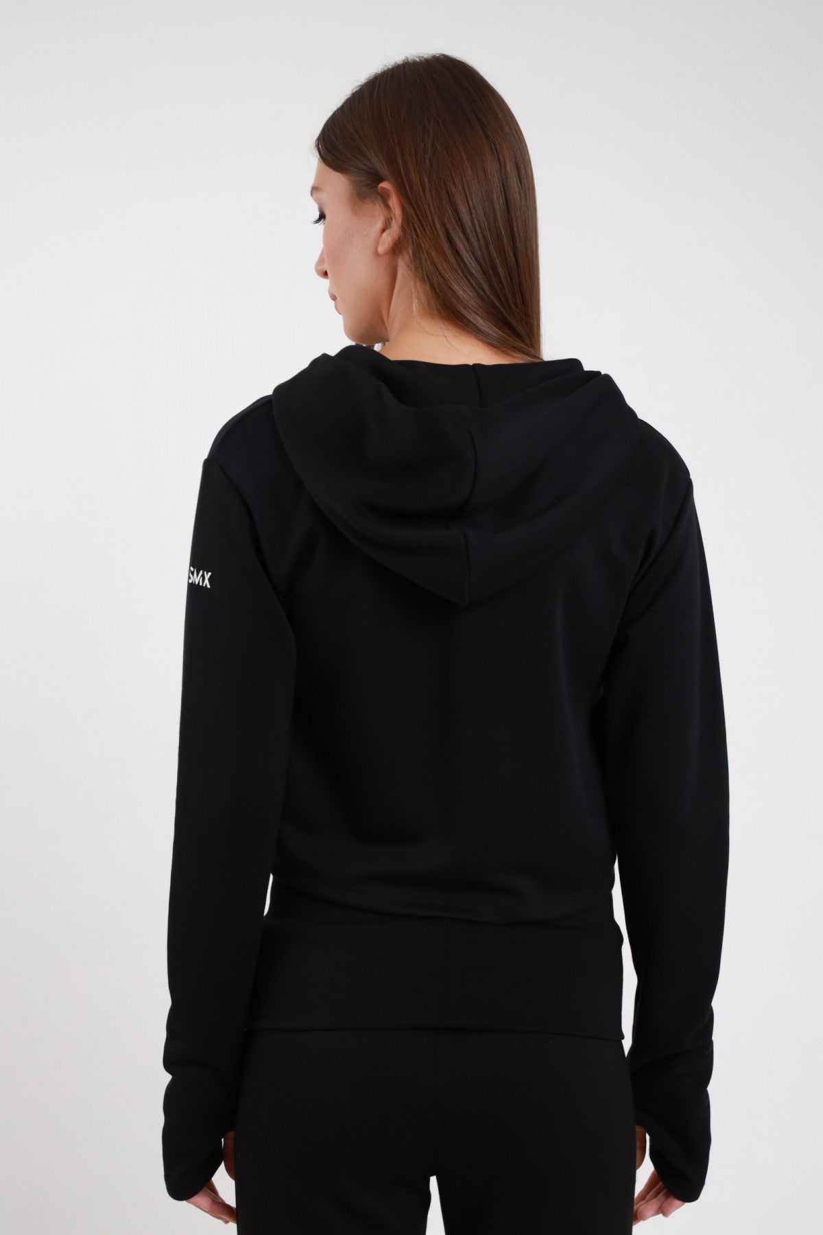 Felpa crop con zip DAYTRHU