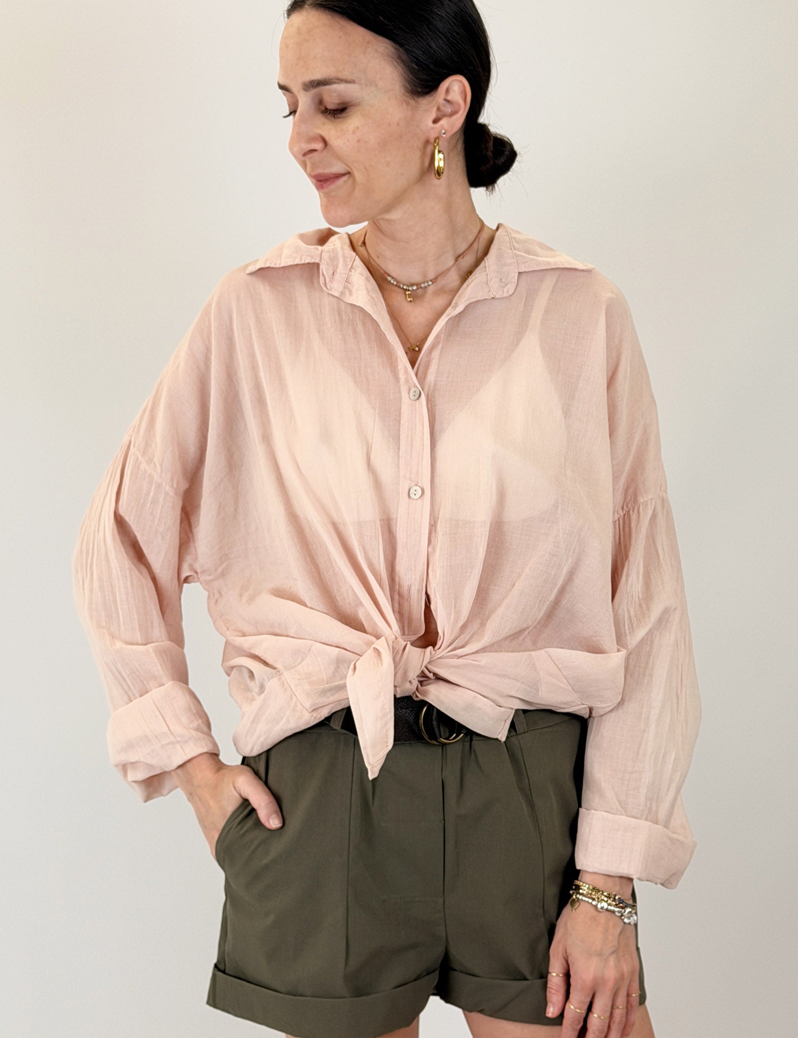 Camicia mussola leggera