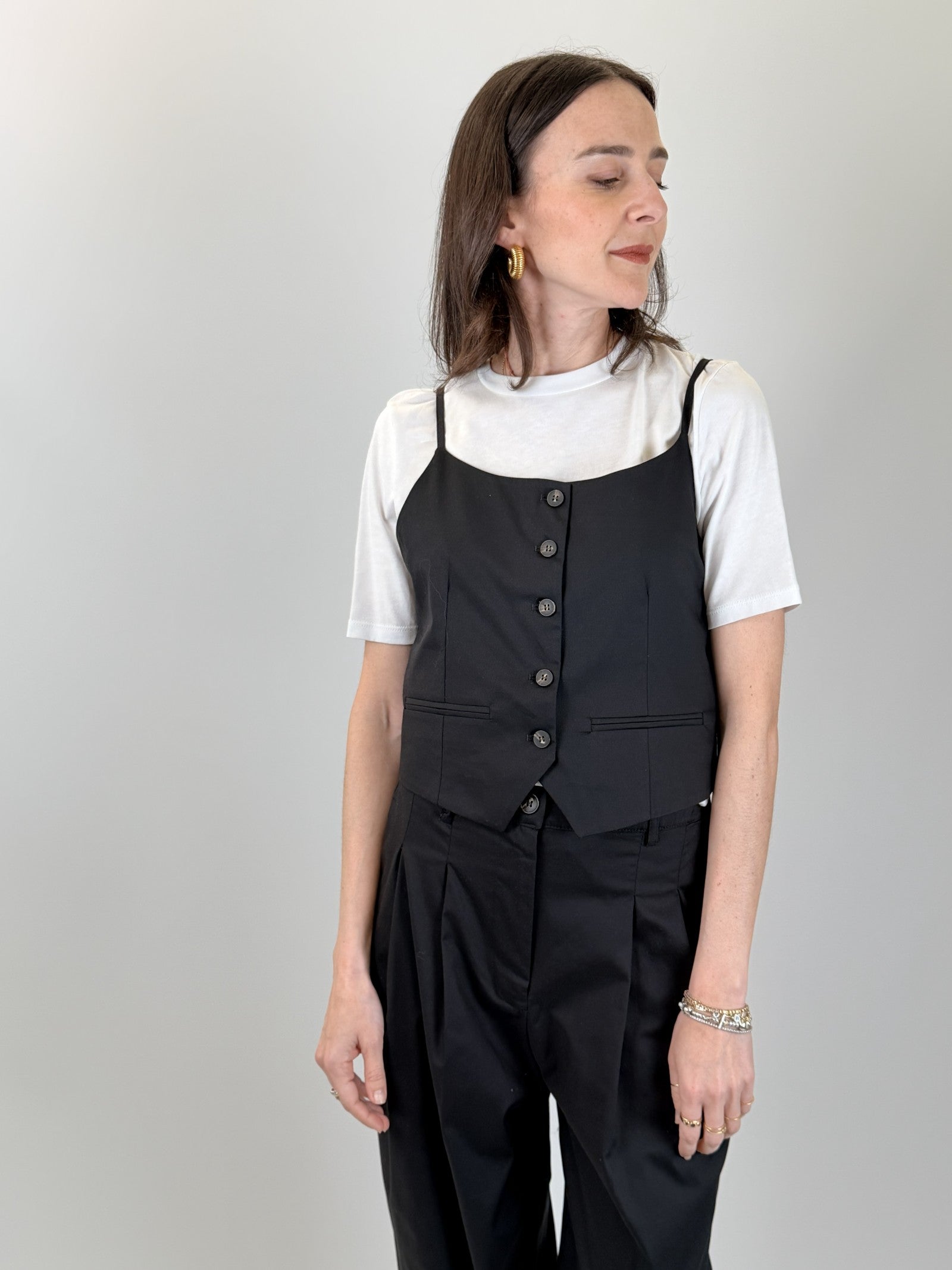 Gilet + t-shirt