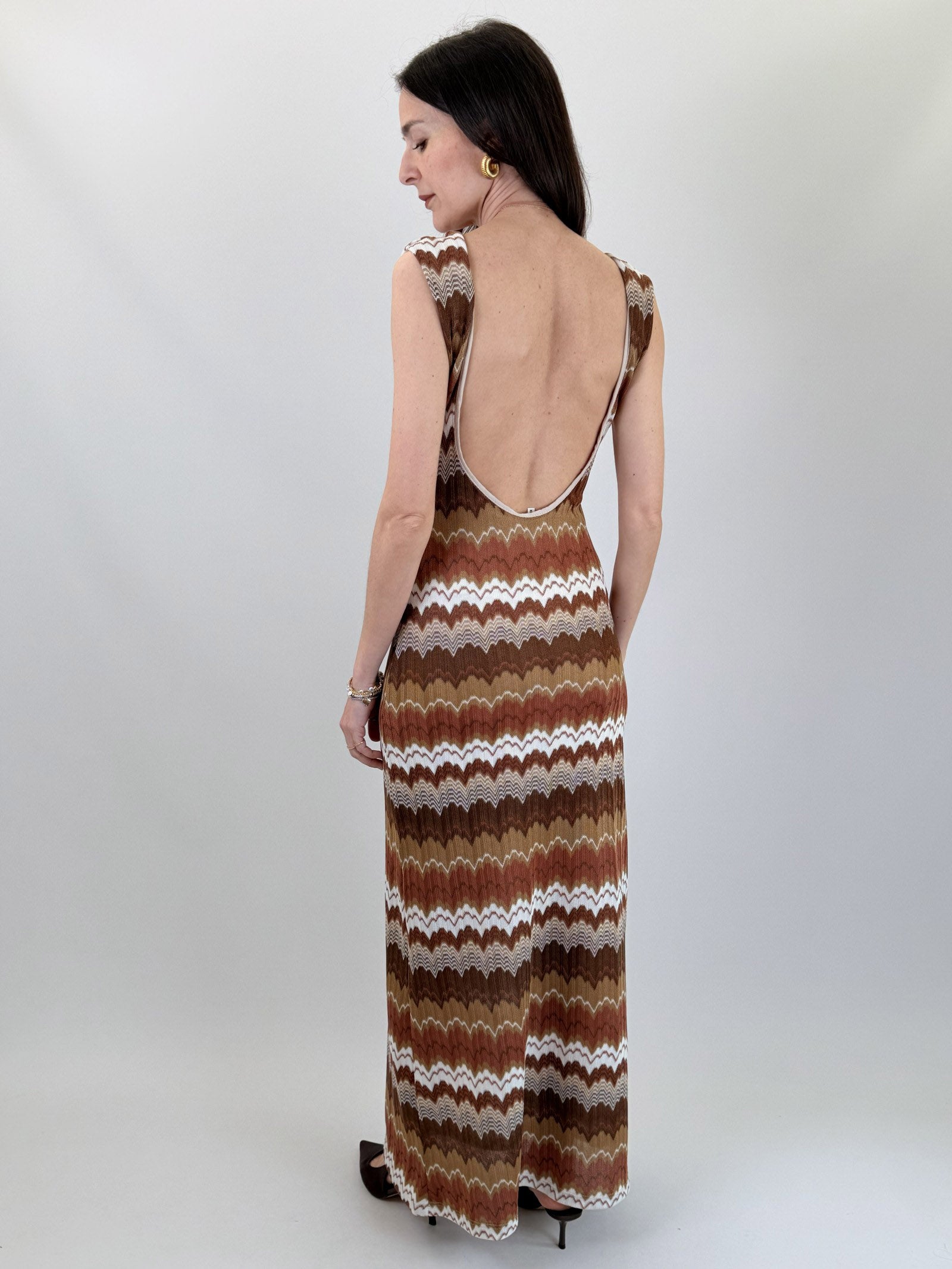Abito fantasia scollo halter