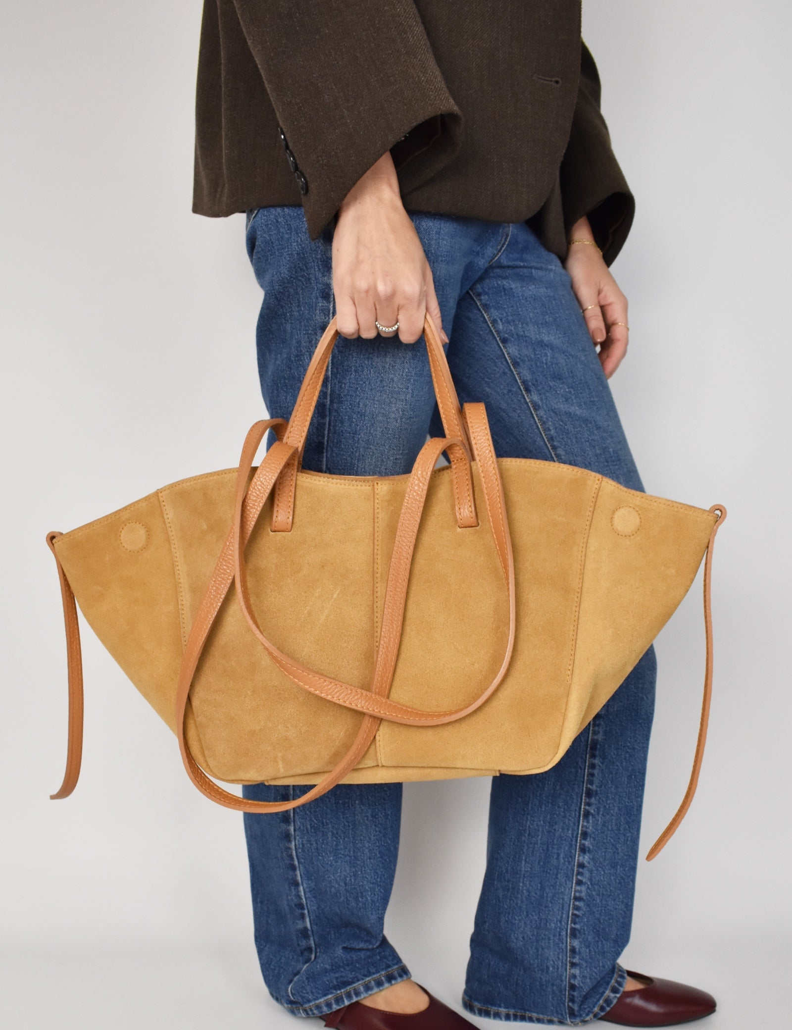 Borsa CAROLINE camoscio