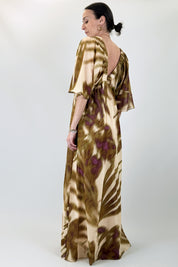 Abito lungo tie-dye