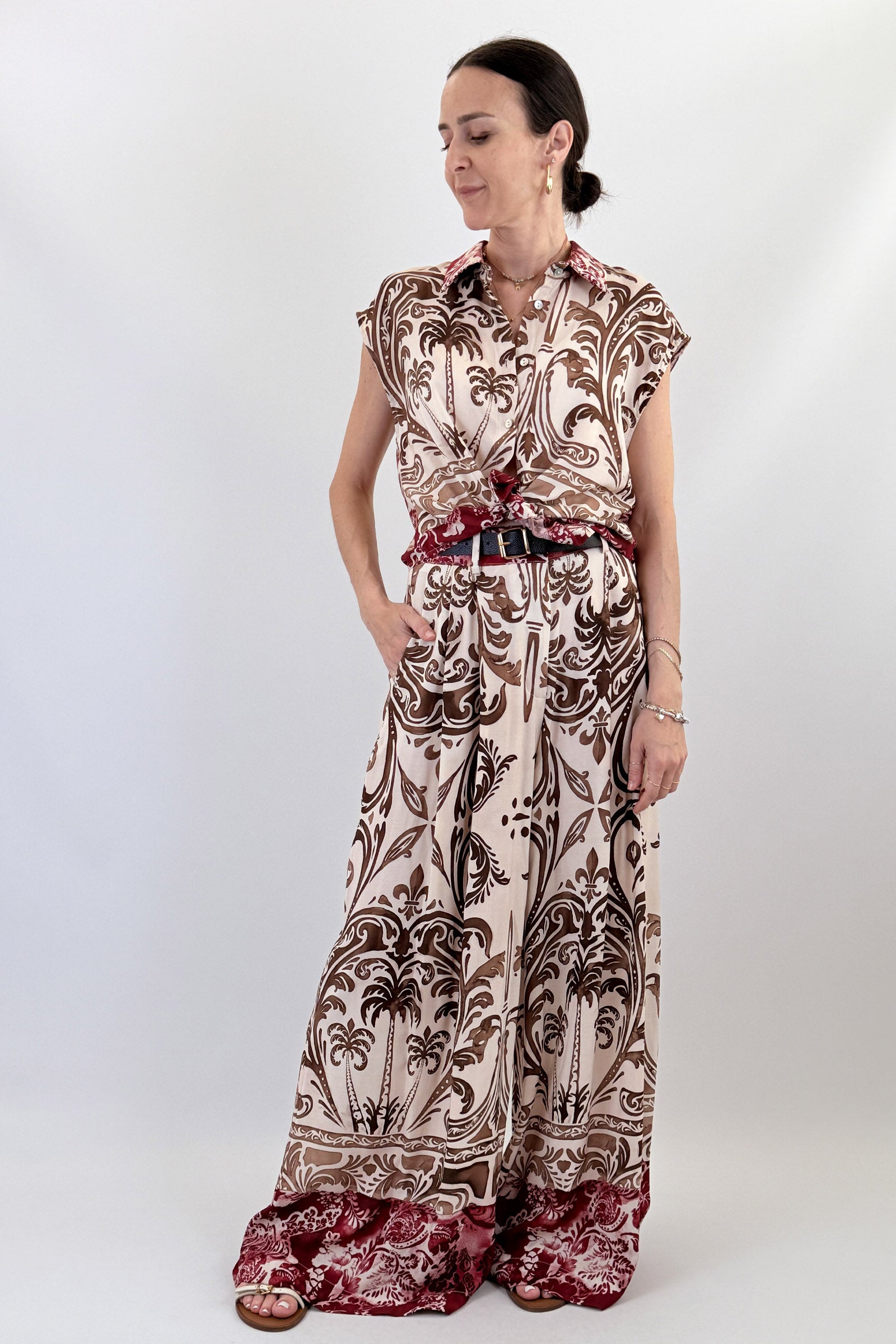 Camicia nodo fantasia