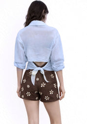 Camicia spacco schiena