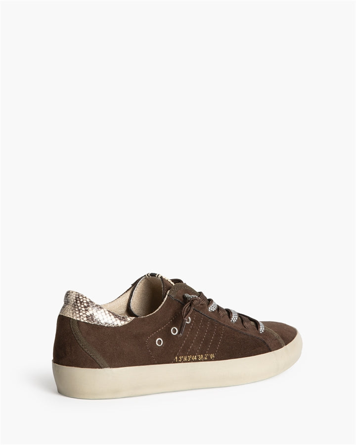 Sneaker dettaglio pitone