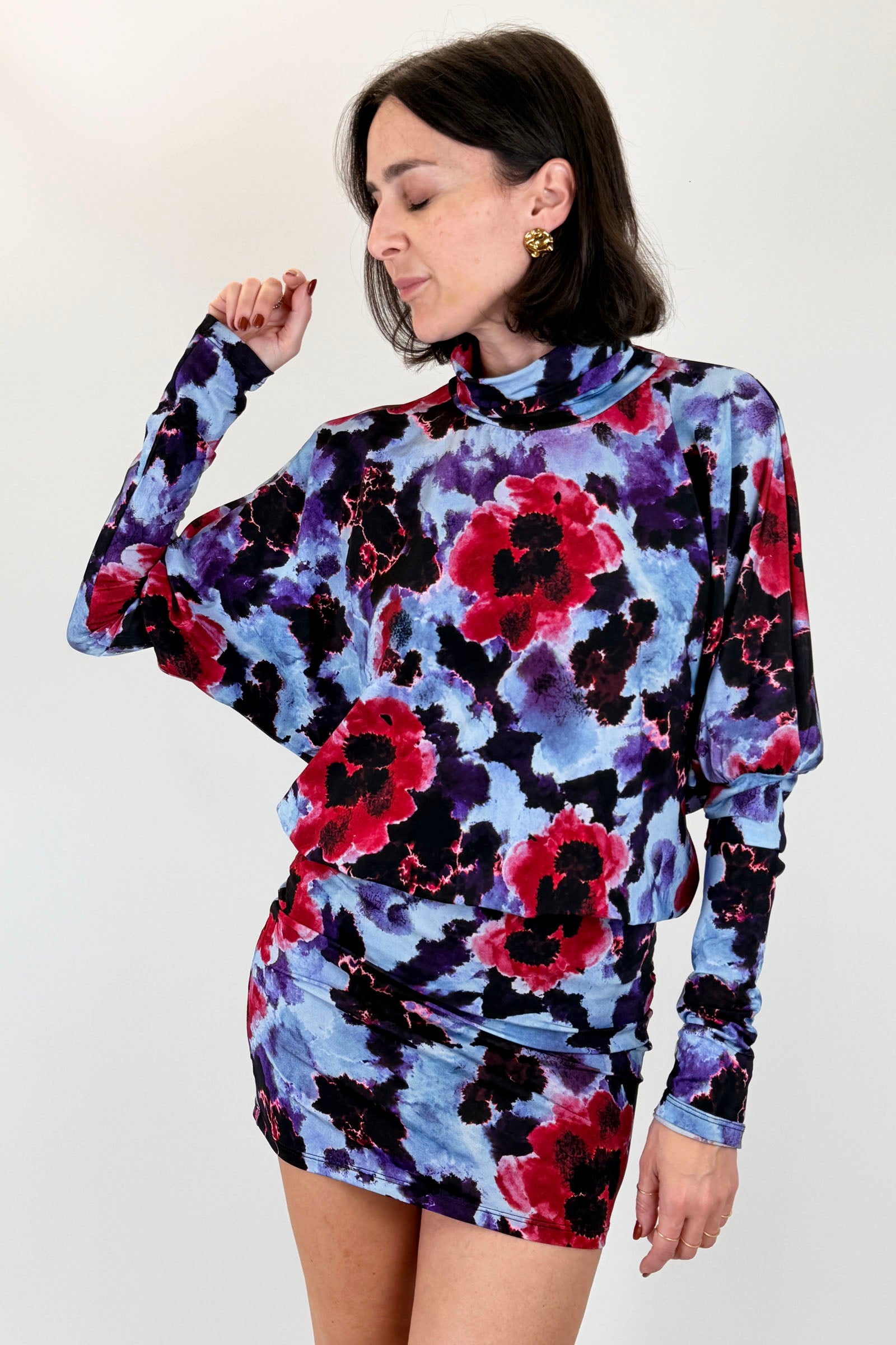 Mini dress fiori