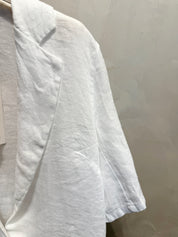 Giacca lino manica corta