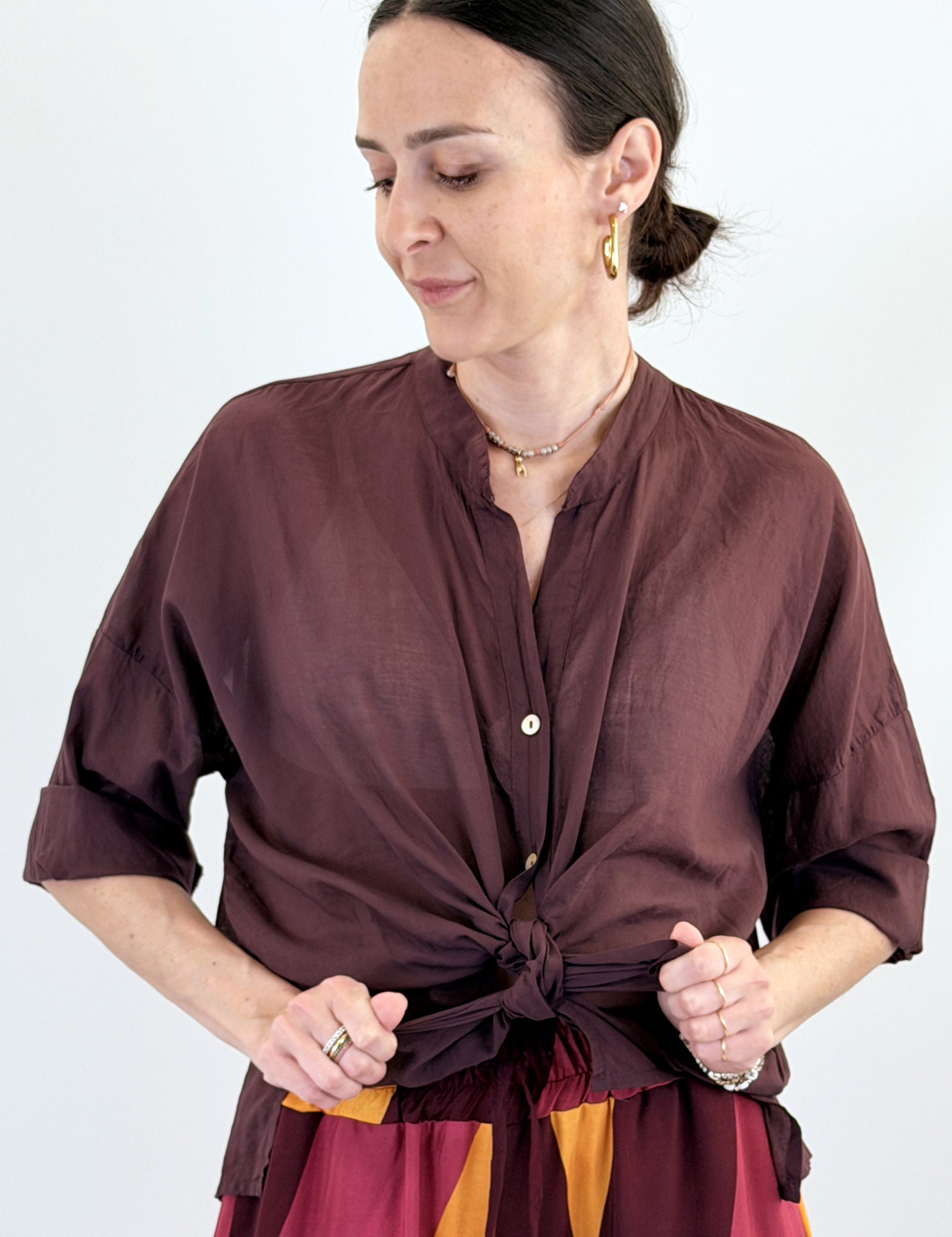 Camicia voile cotone
