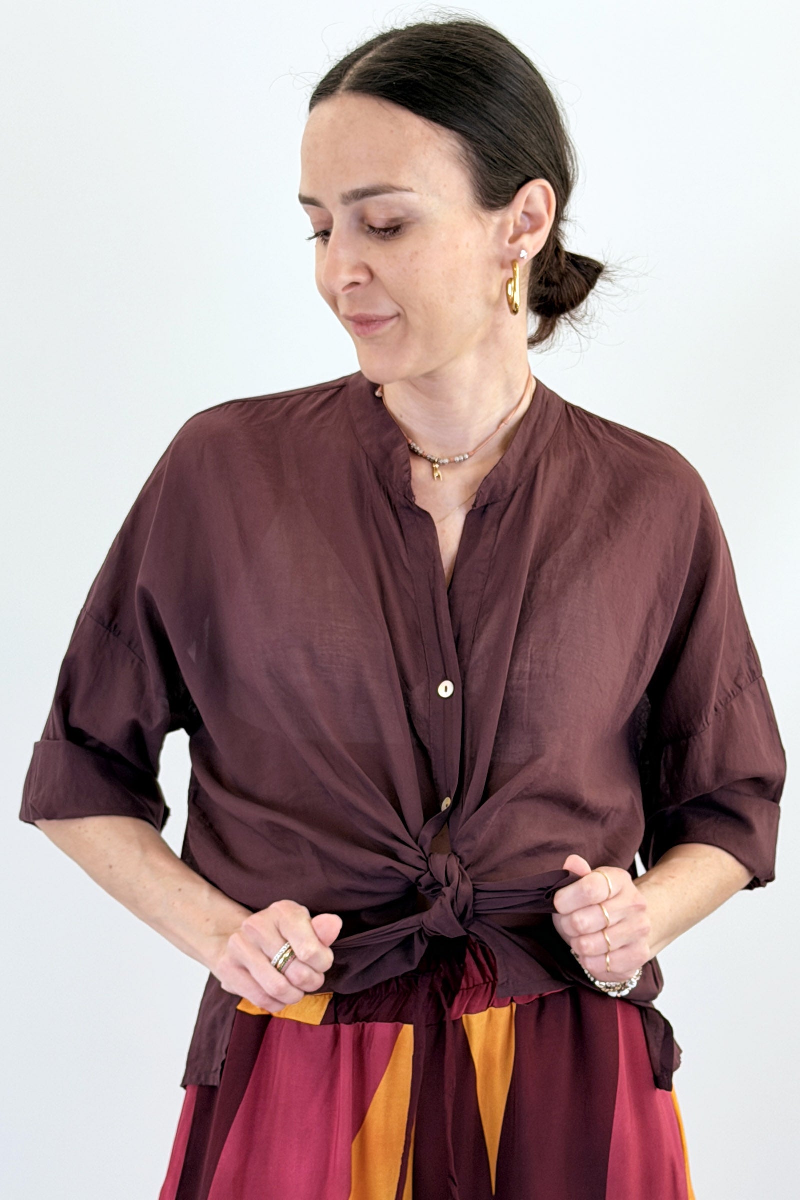 Camicia voile cotone