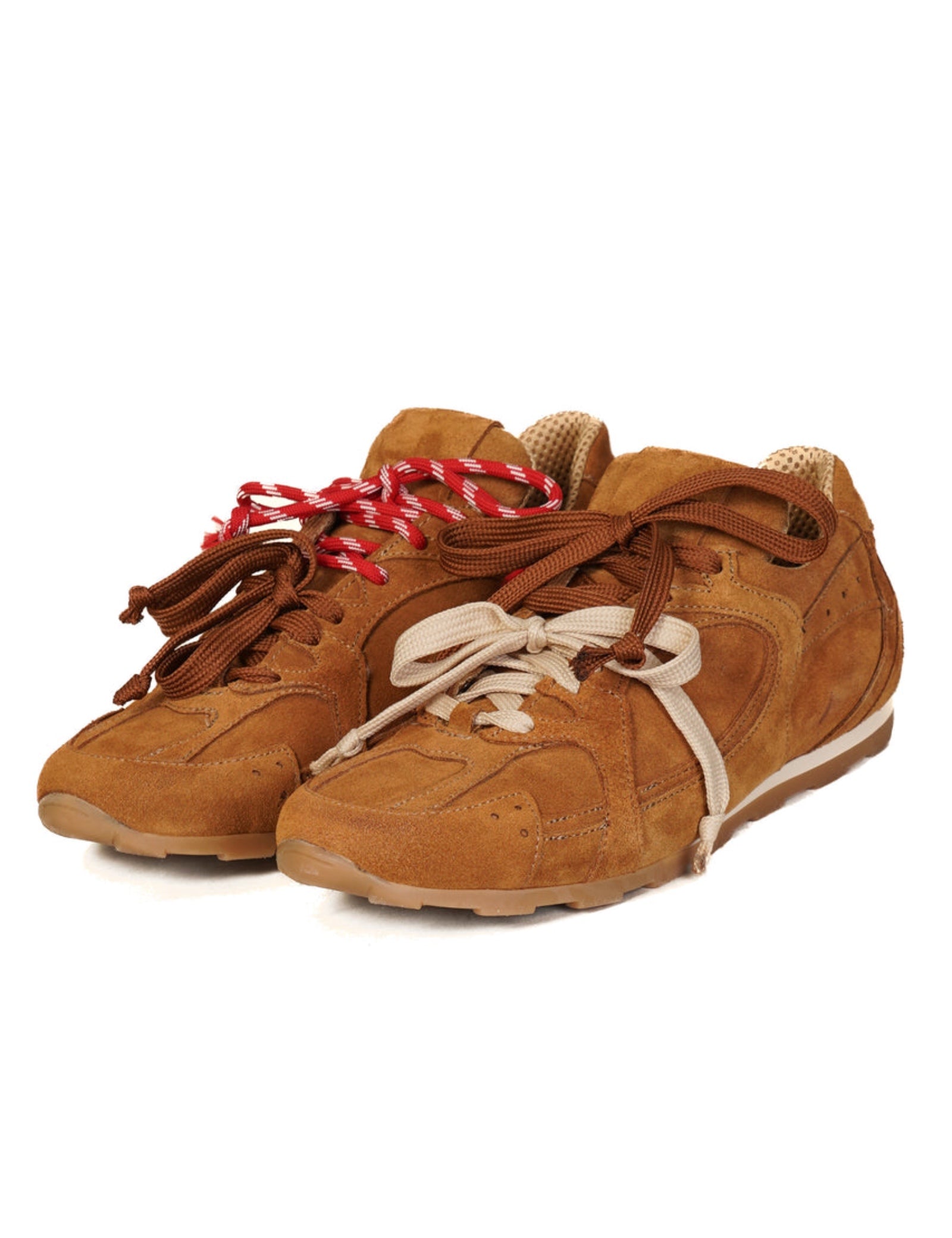 Sneakers suede lacci bicolor