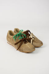 Sneakers suede lacci bicolor