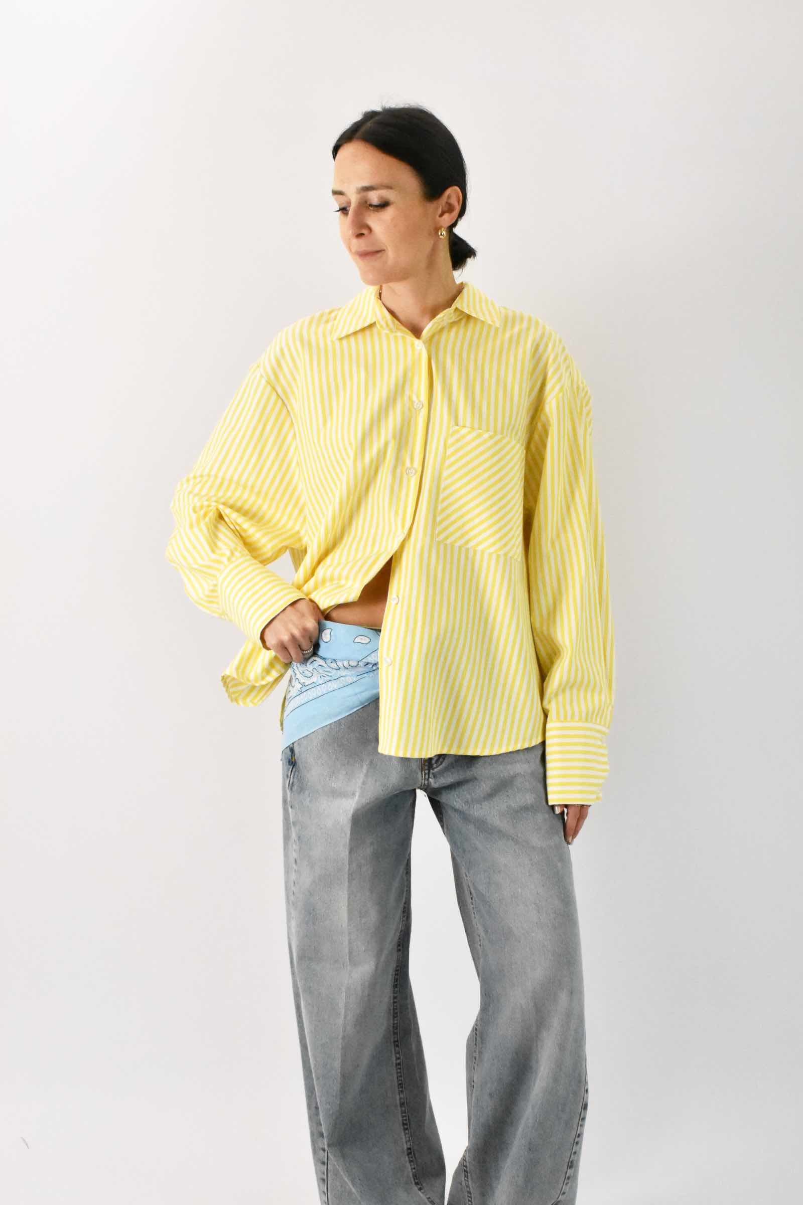 Camicia a righe con bandana