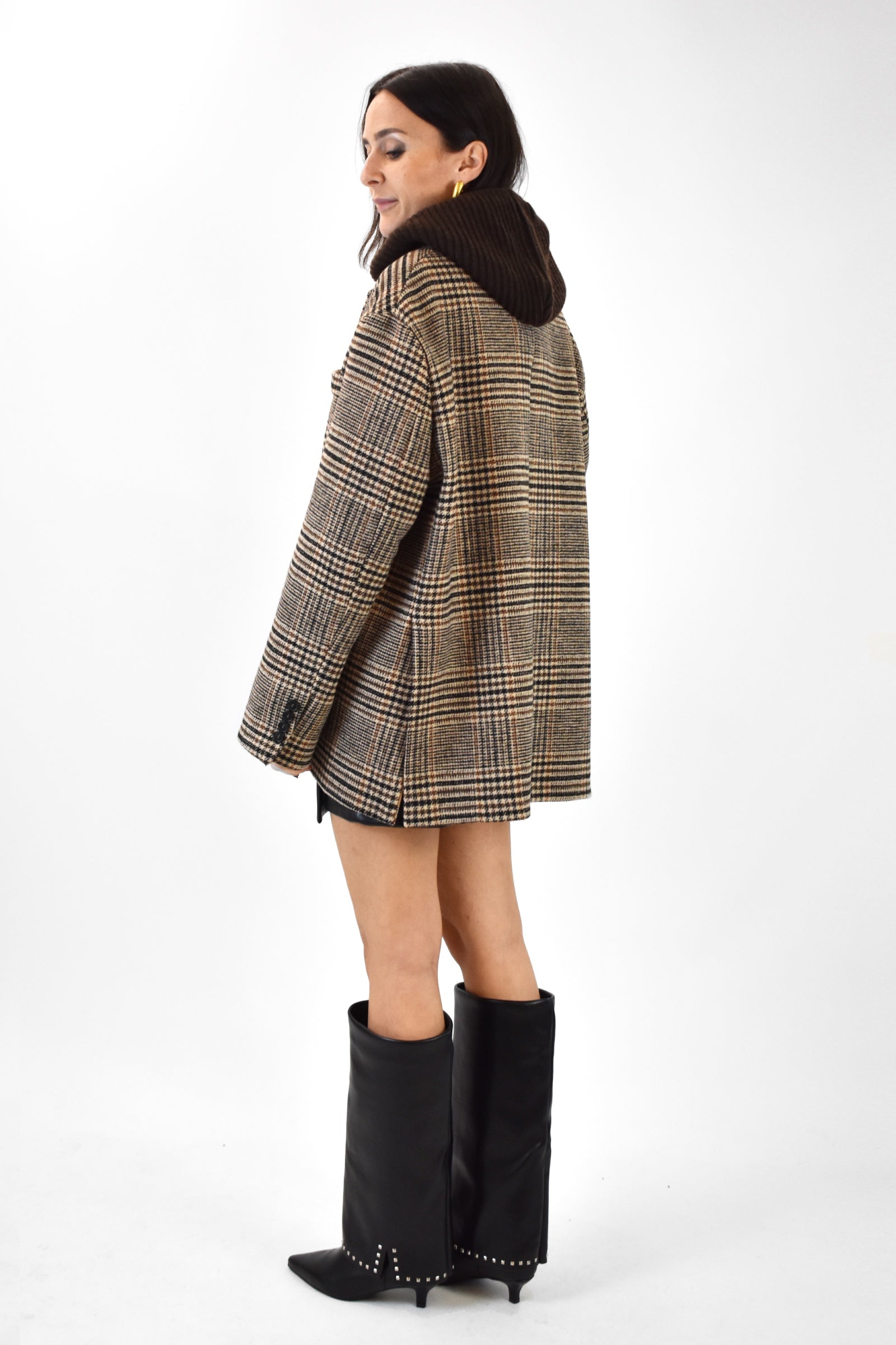 Giacca galles con cappuccio