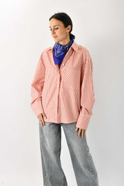 Camicia a righe con bandana