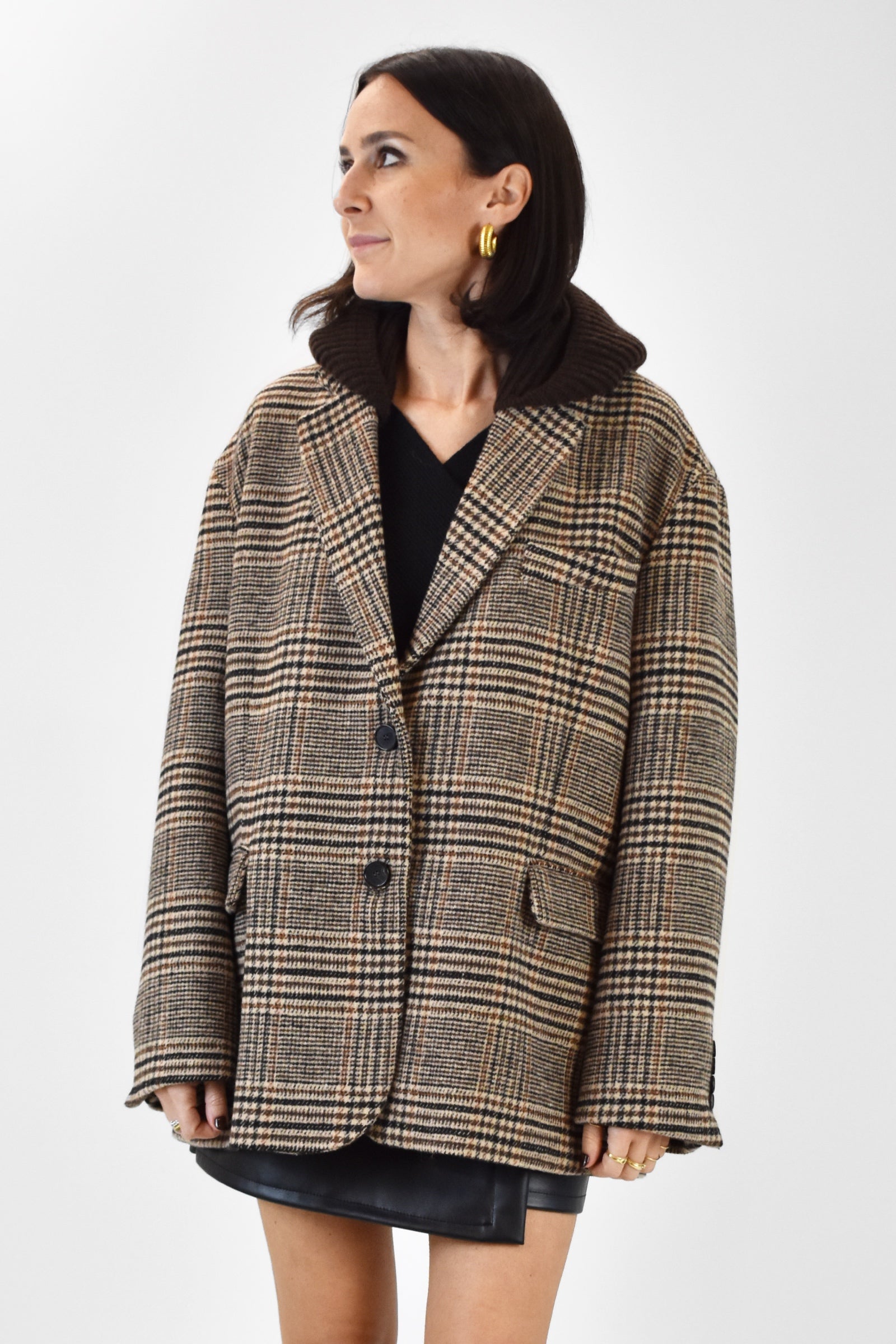 Giacca galles con cappuccio