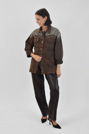 Camicia con strass