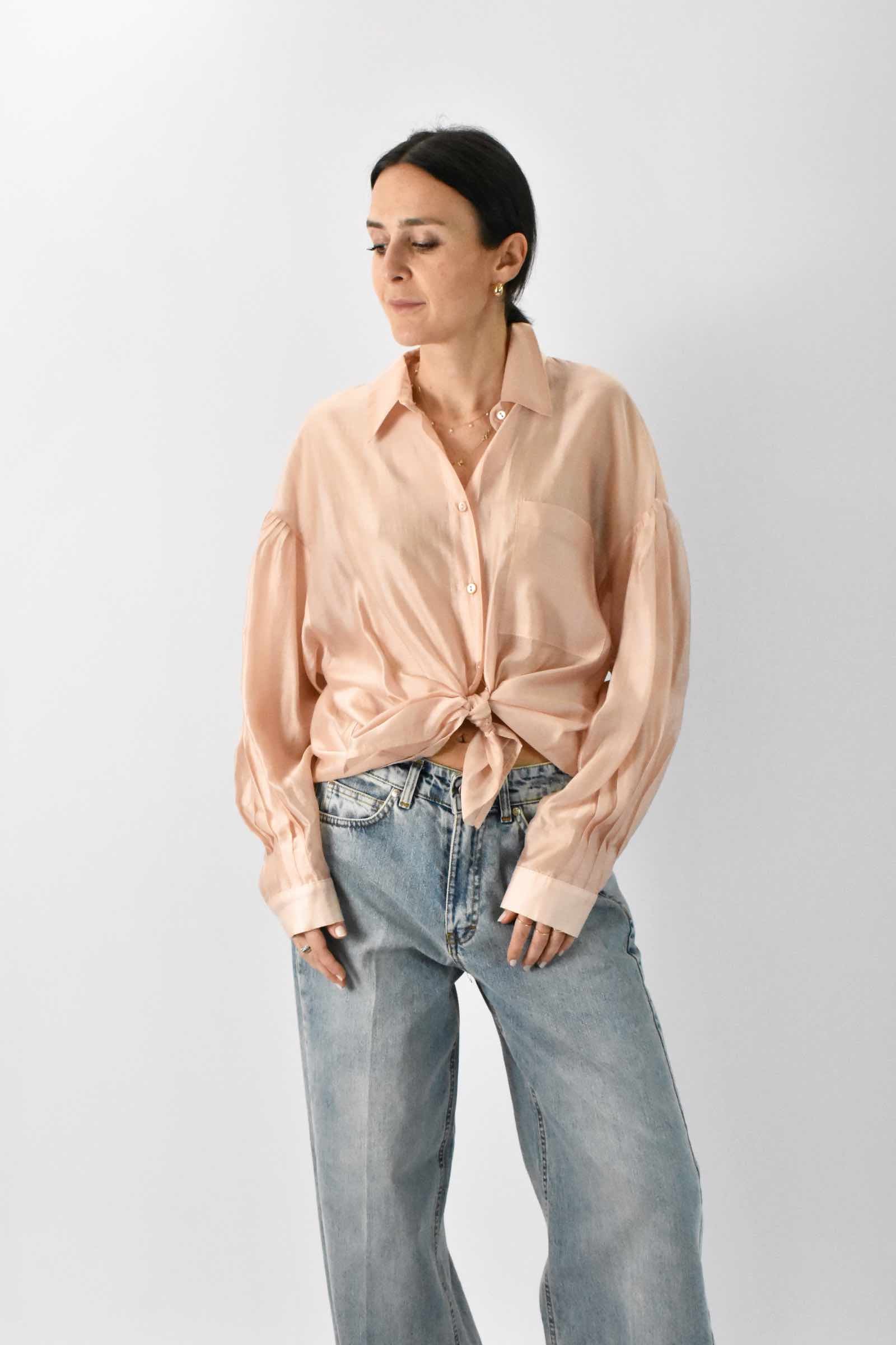 Camicia nodo e tasca