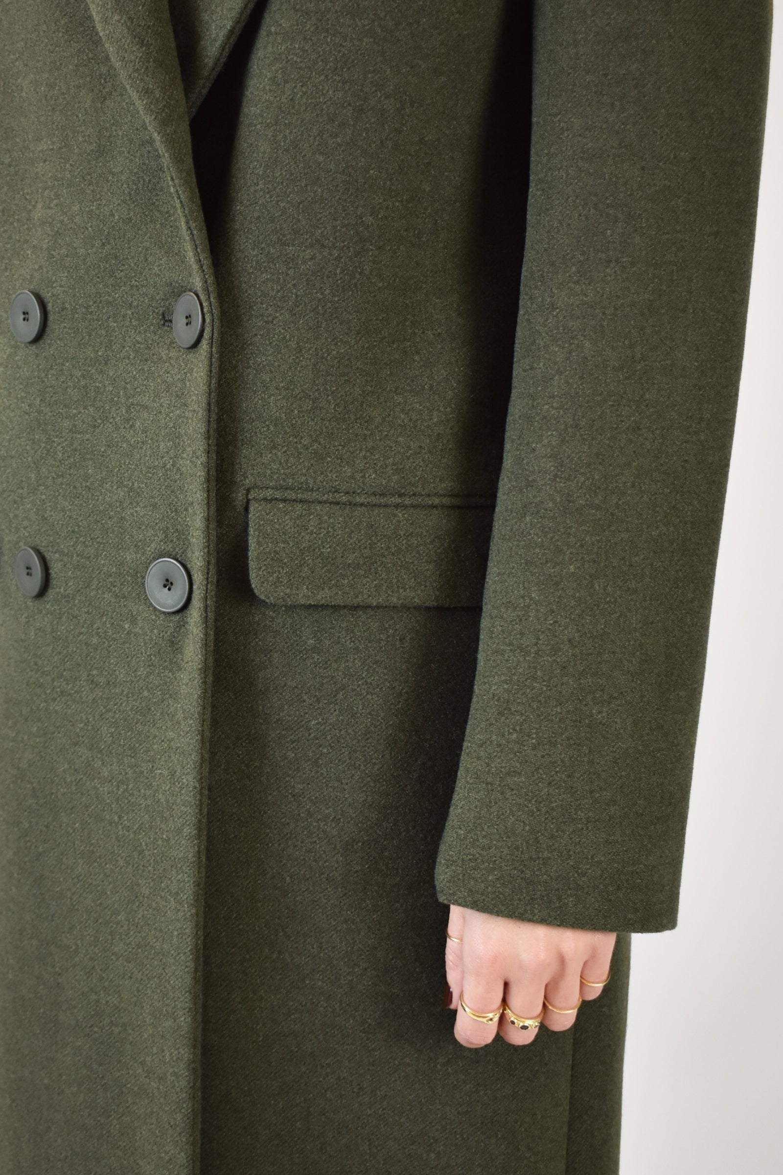 Cappotto lungo doppiopetto