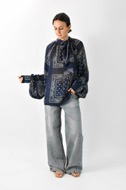 Camicia bandana con fiocco