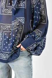 Camicia bandana con fiocco