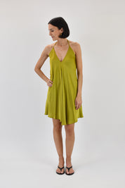 Mini dress raso