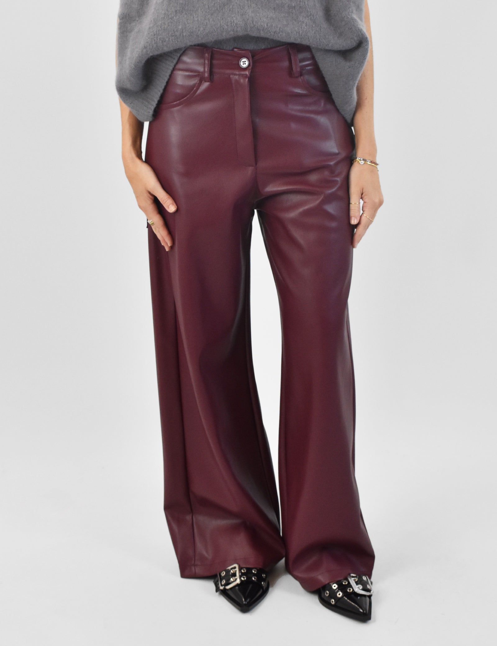 Pantalone GIUSY ecopelle