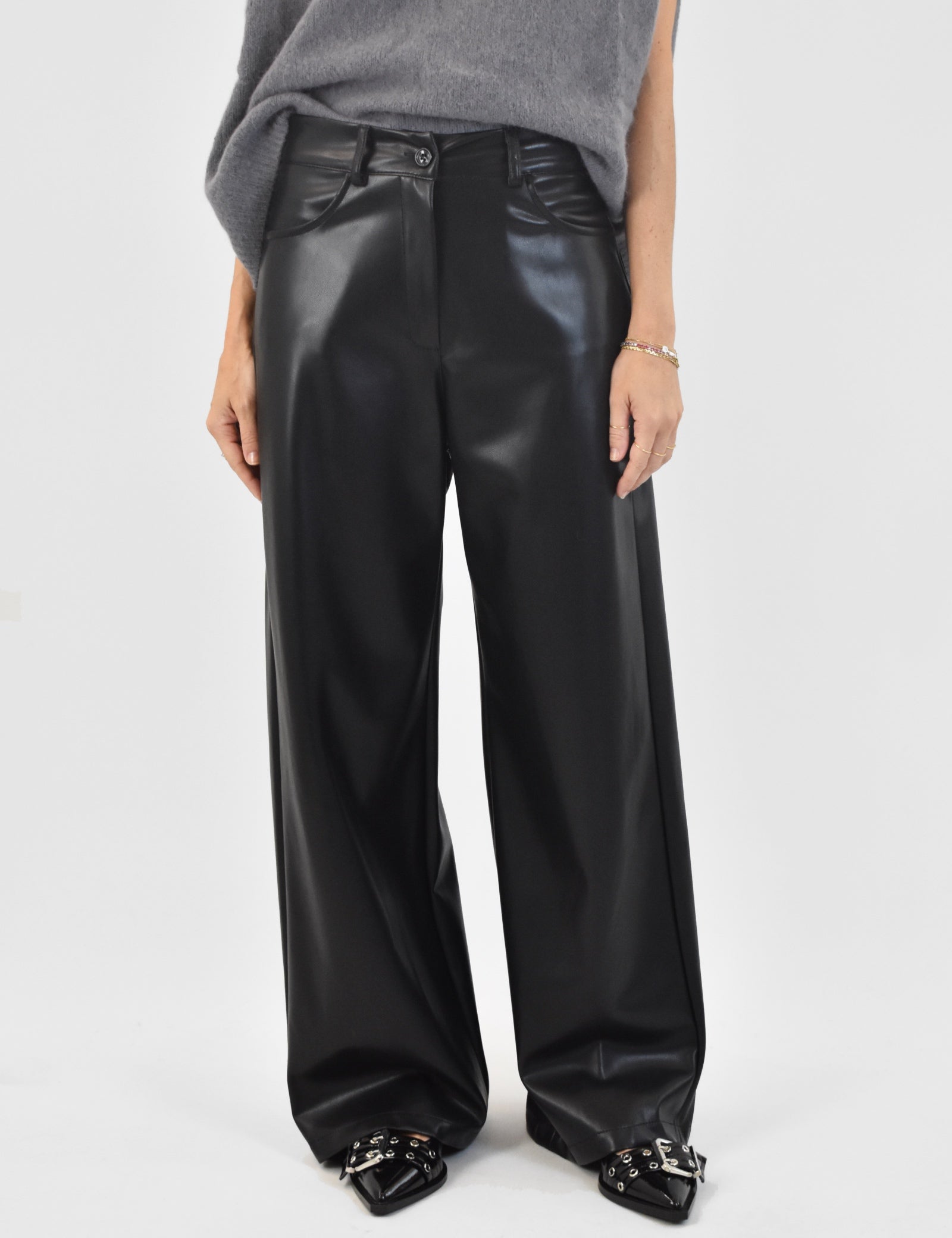 Pantalone GIUSY ecopelle