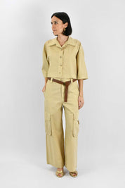 Camicia cotone boxy fit