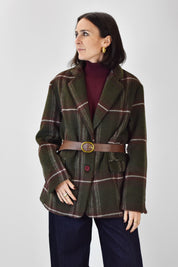 Cappottino blazer con cintura