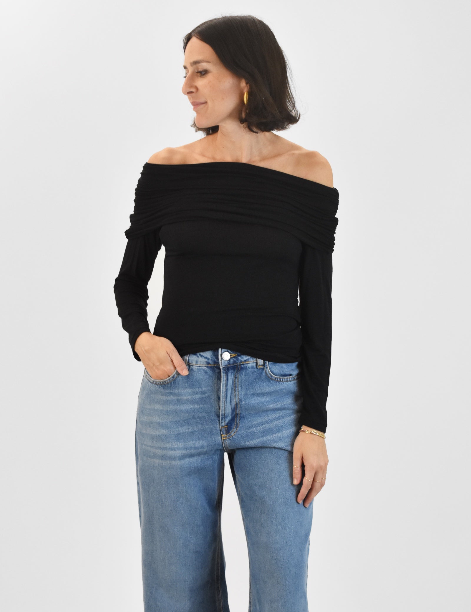 Maglia scollo schiffer