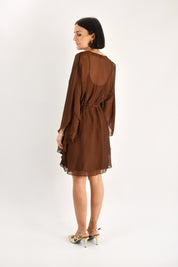 Abito kimono misto seta