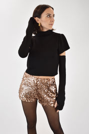 Lupetto crop manicotti