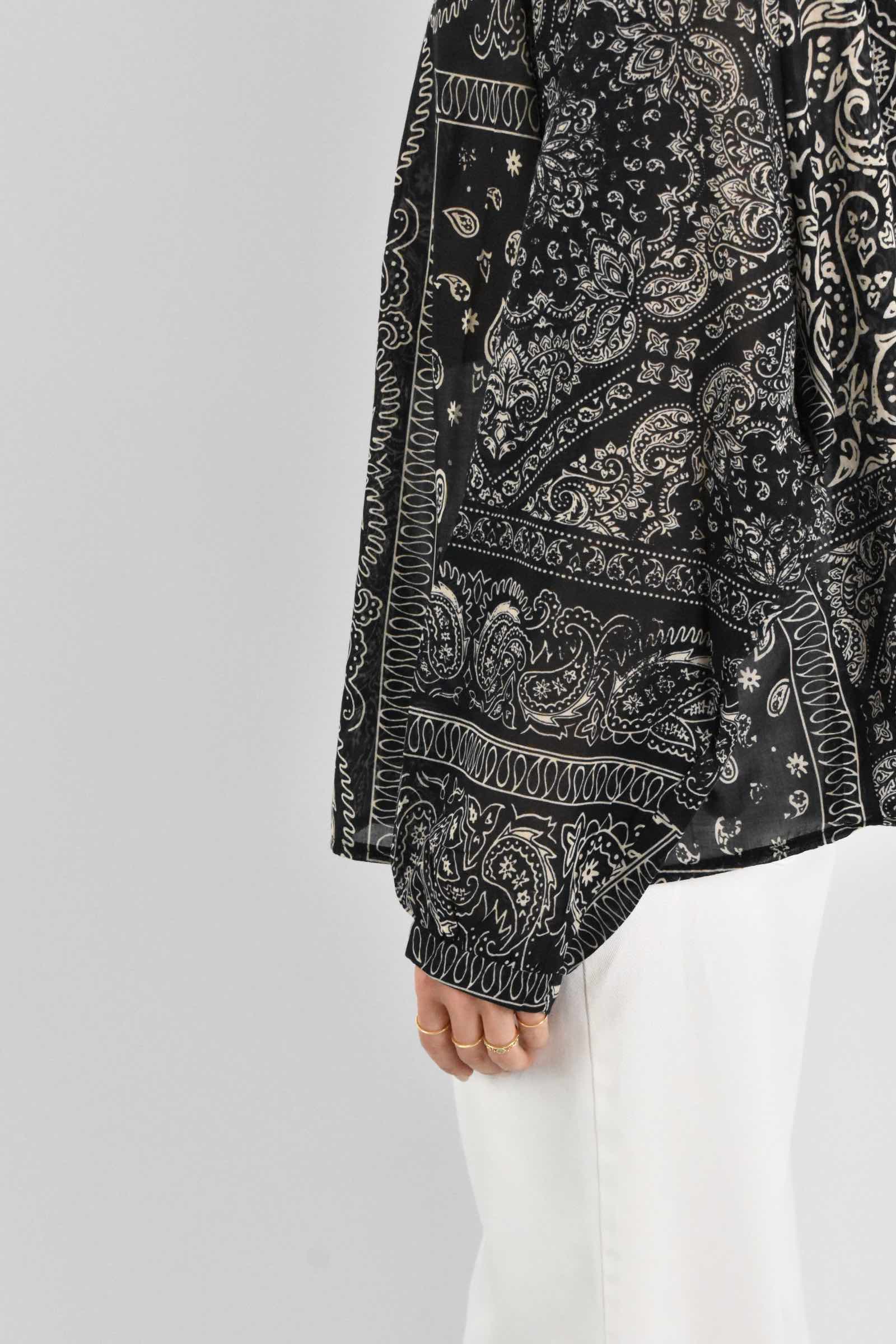 Camicia cotone bandana