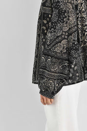 Camicia cotone bandana