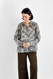Camicia cotone bandana