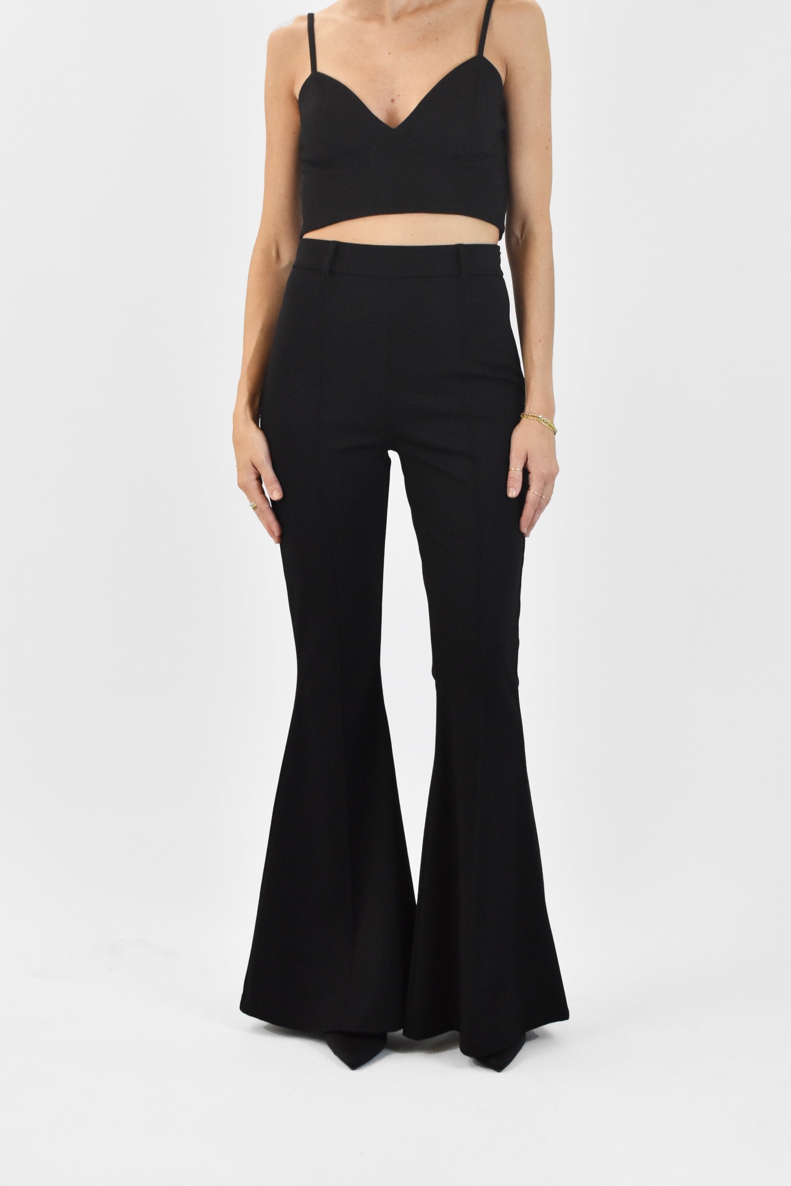 Pantalone zampa punto milano
