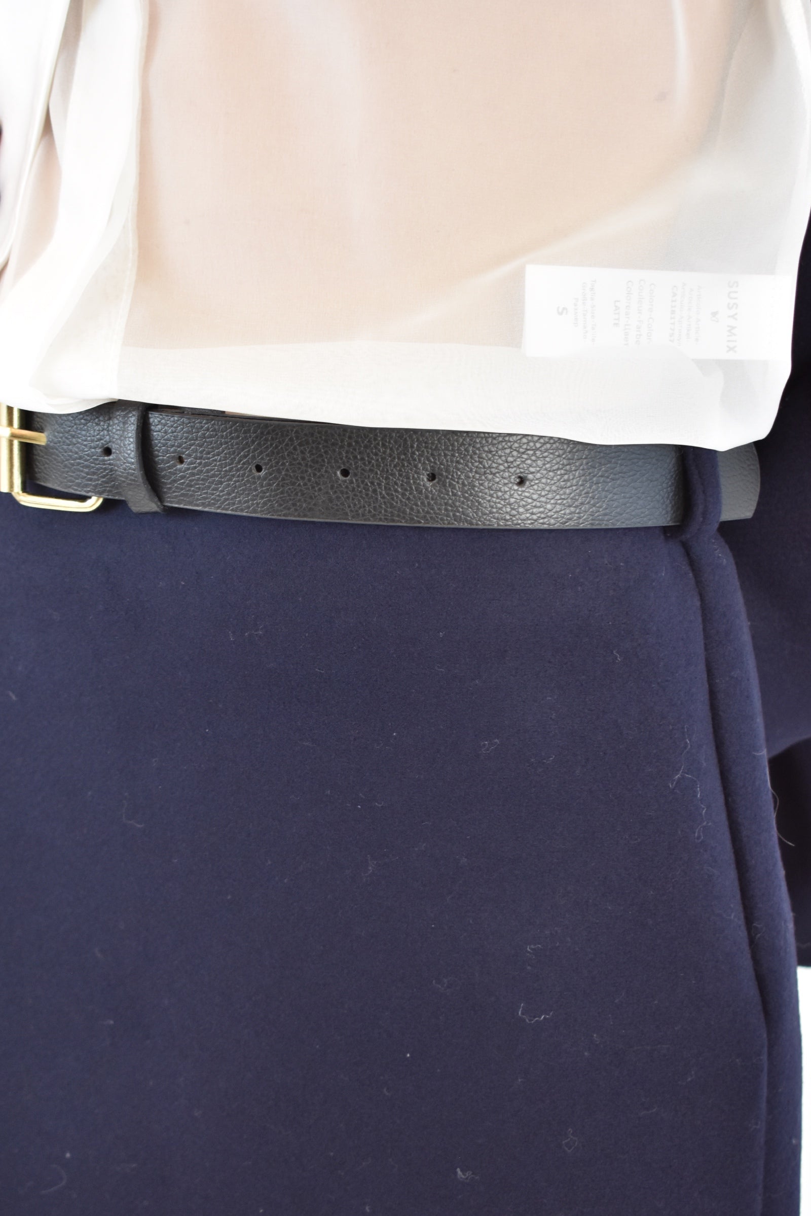 Minigonna pannetto con cinta