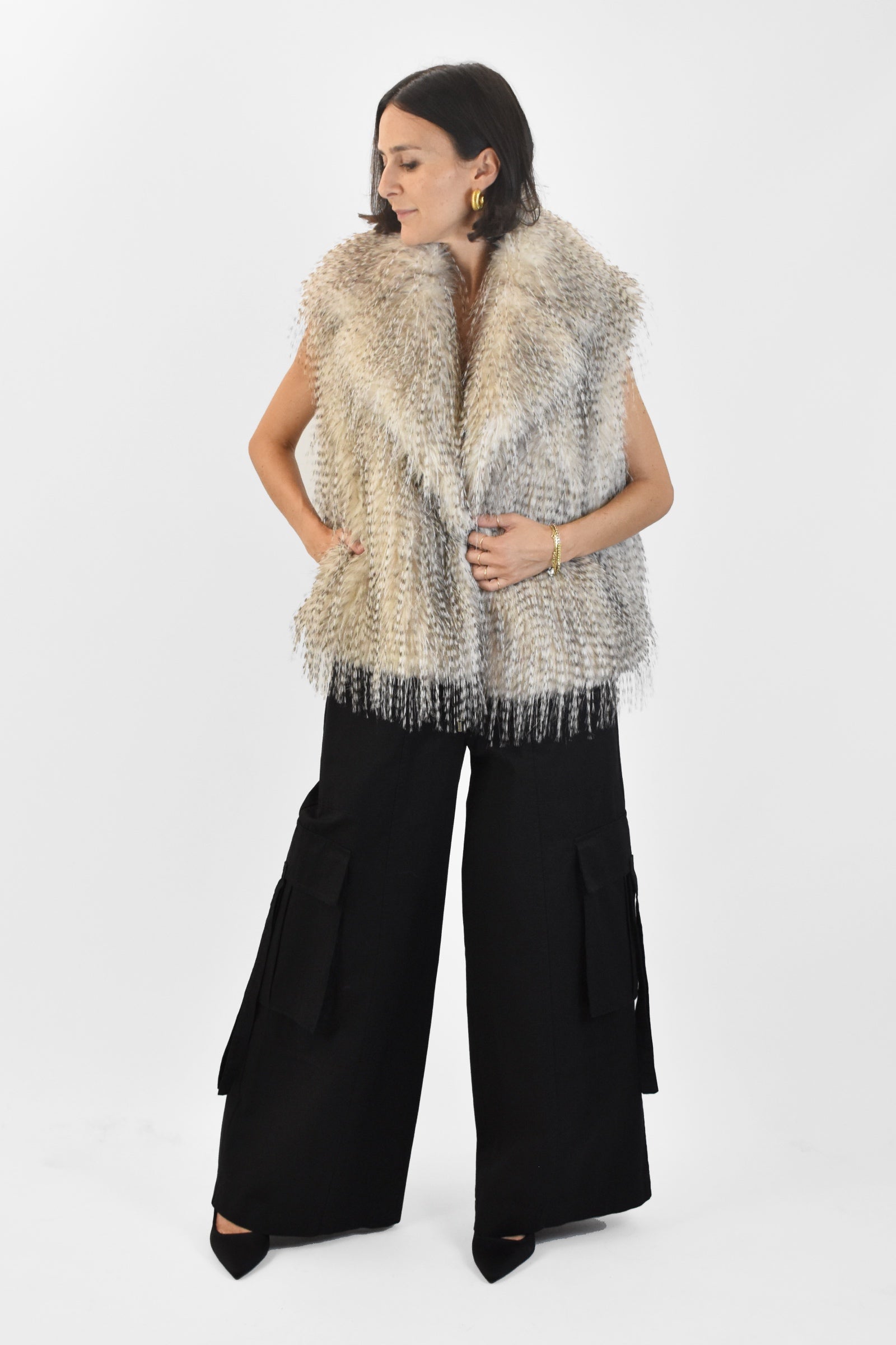 Gilet ecopelliccia