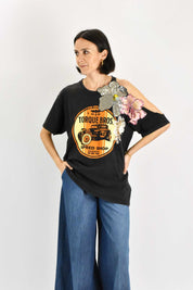 T-shirt vintage + applicazioni