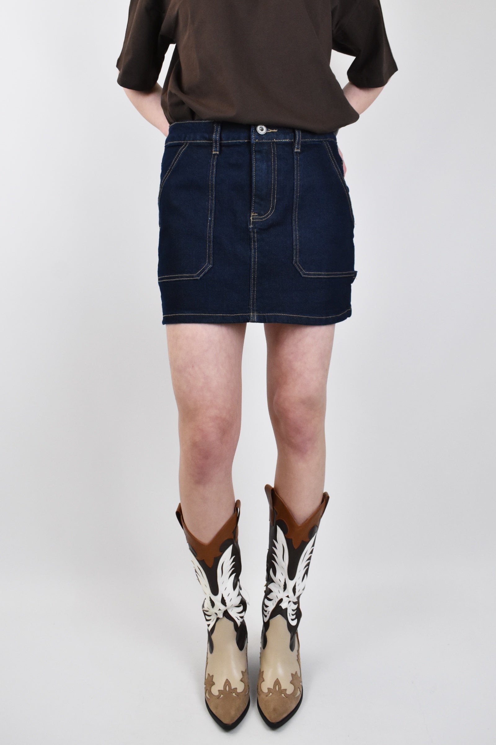 Minigonna jeans work
