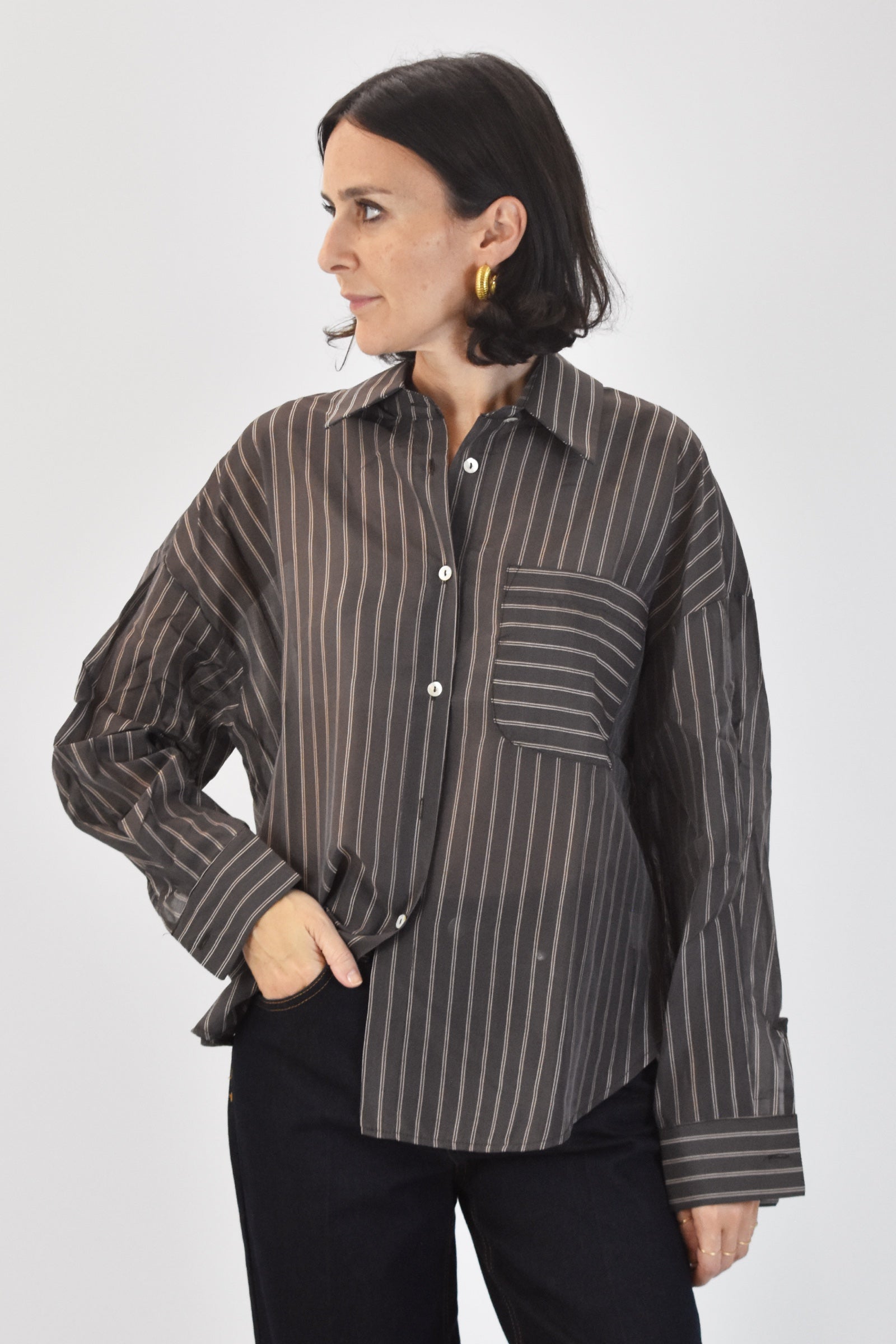Camicia gessata