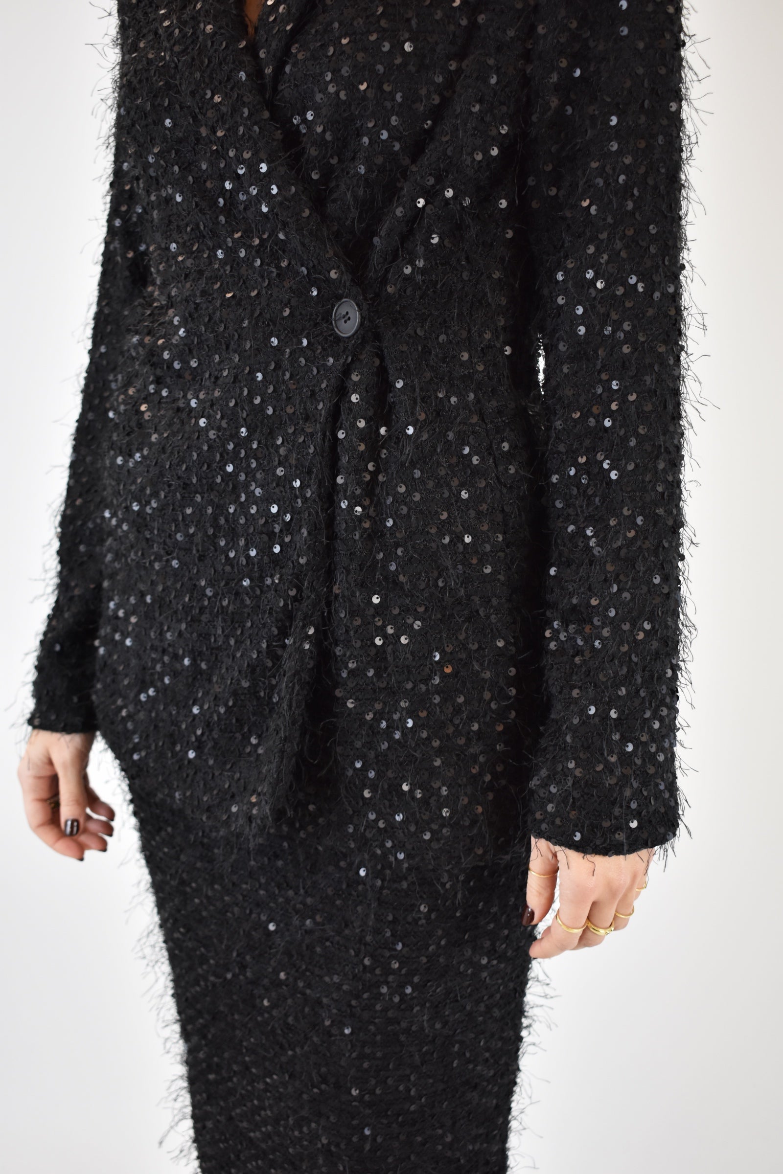 Giacca 2 chiusure paillettes