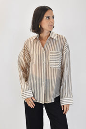 Camicia gessata