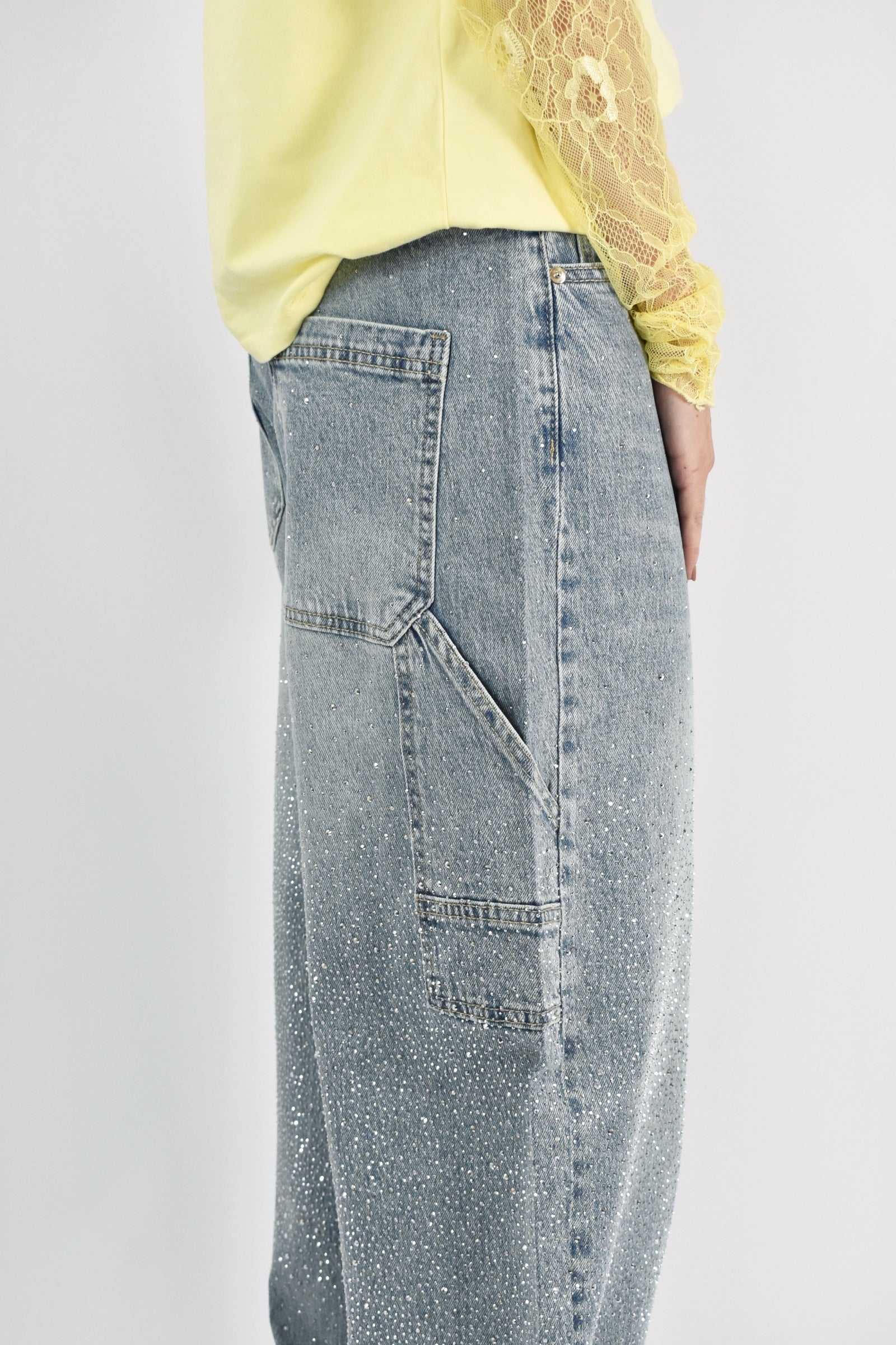 Jeans work strass