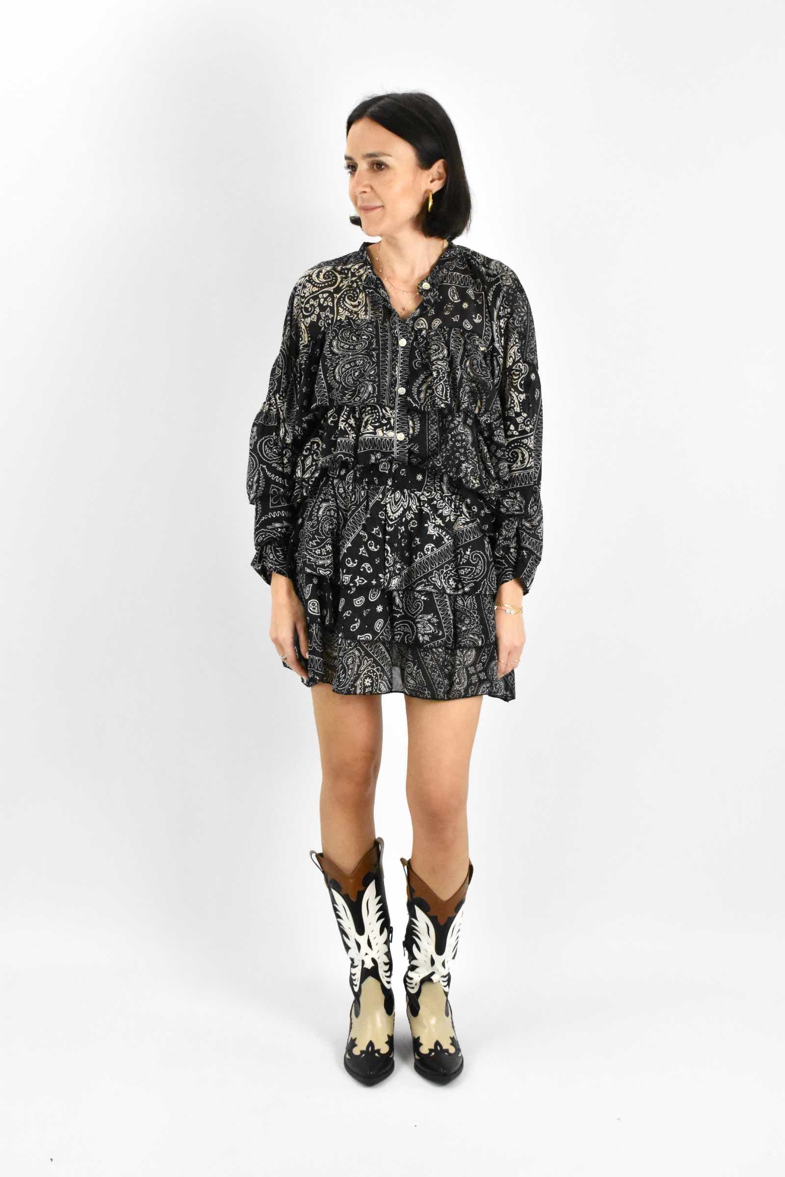 Camicia balze bandana