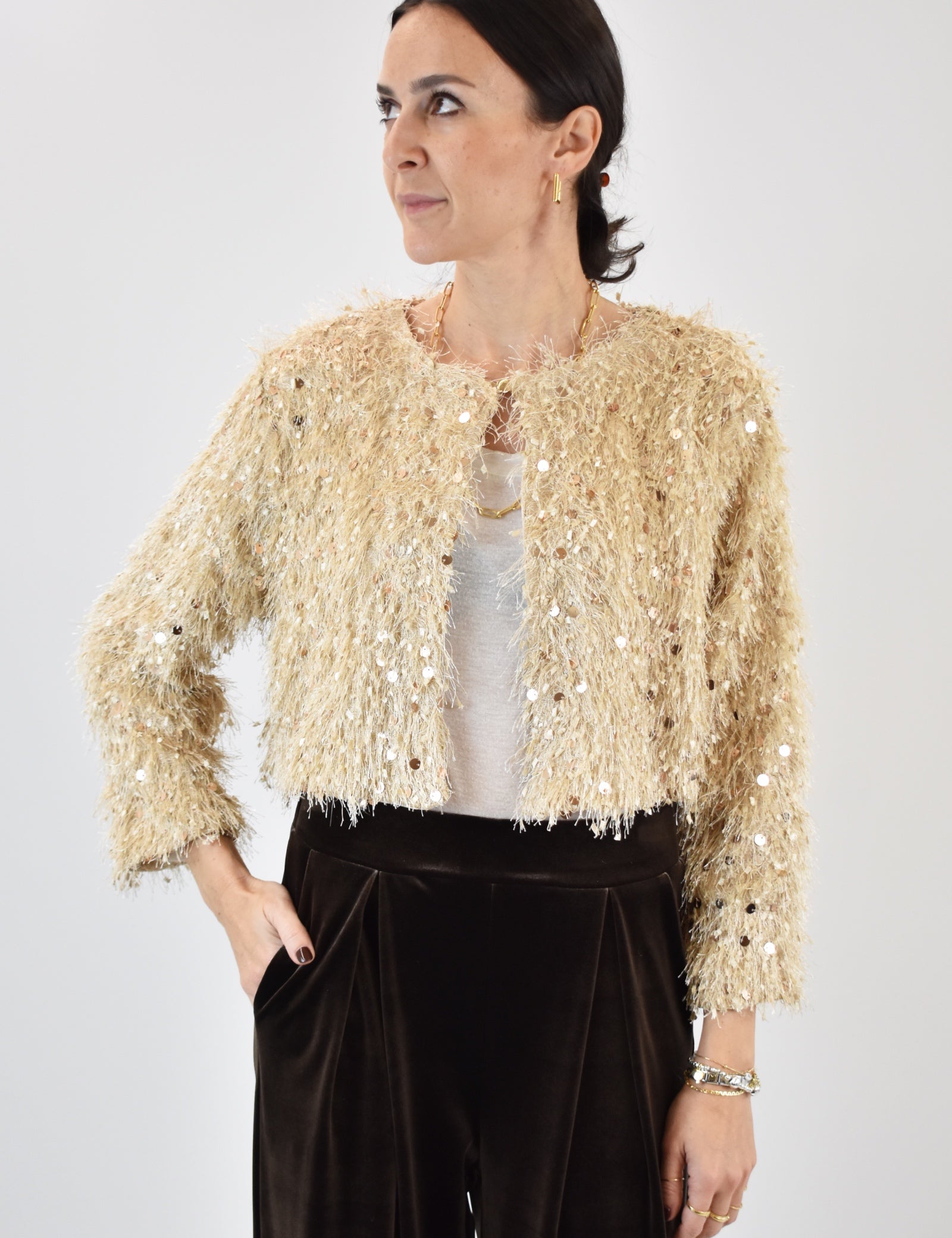 Giacchina paillettes