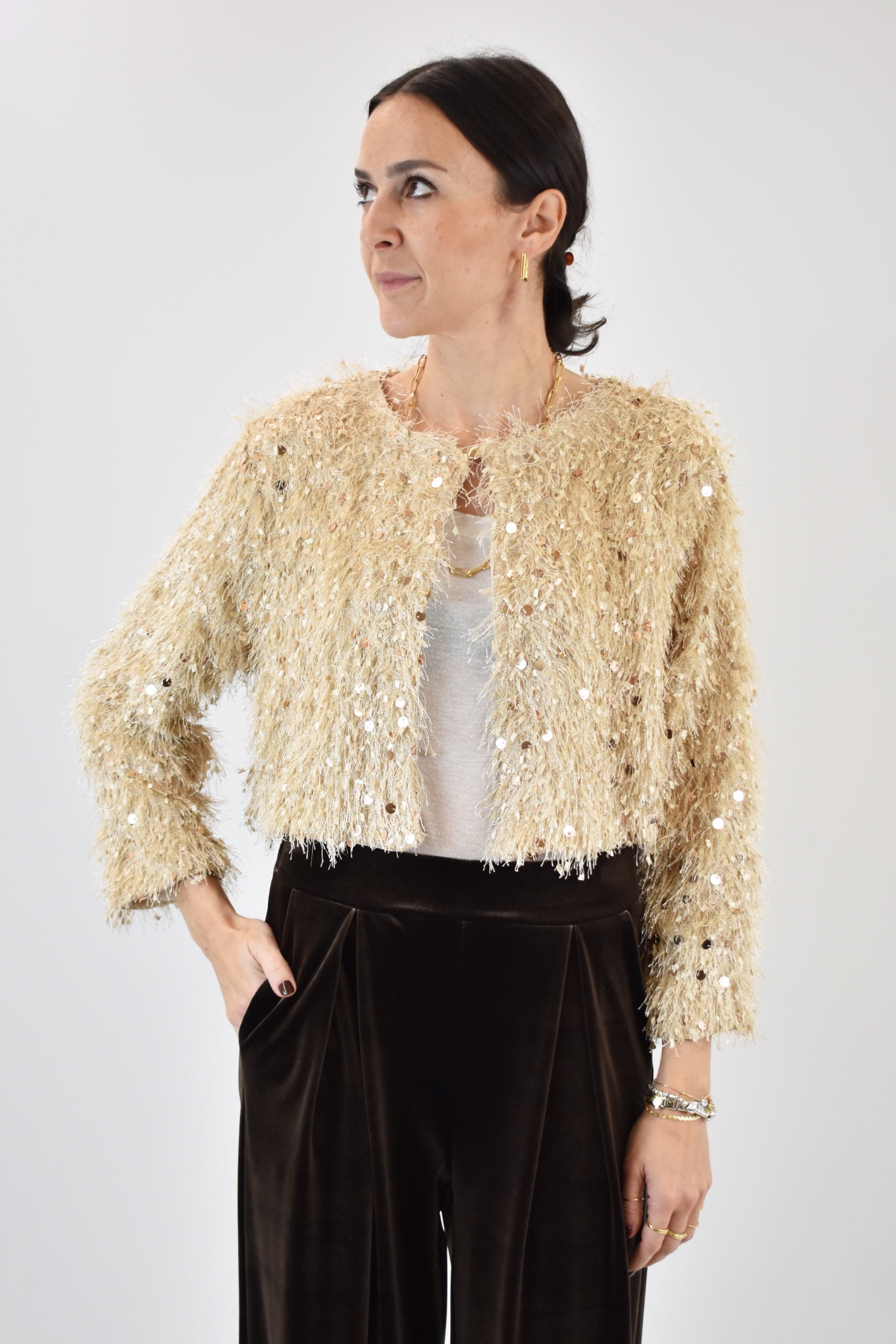 Giacchina paillettes