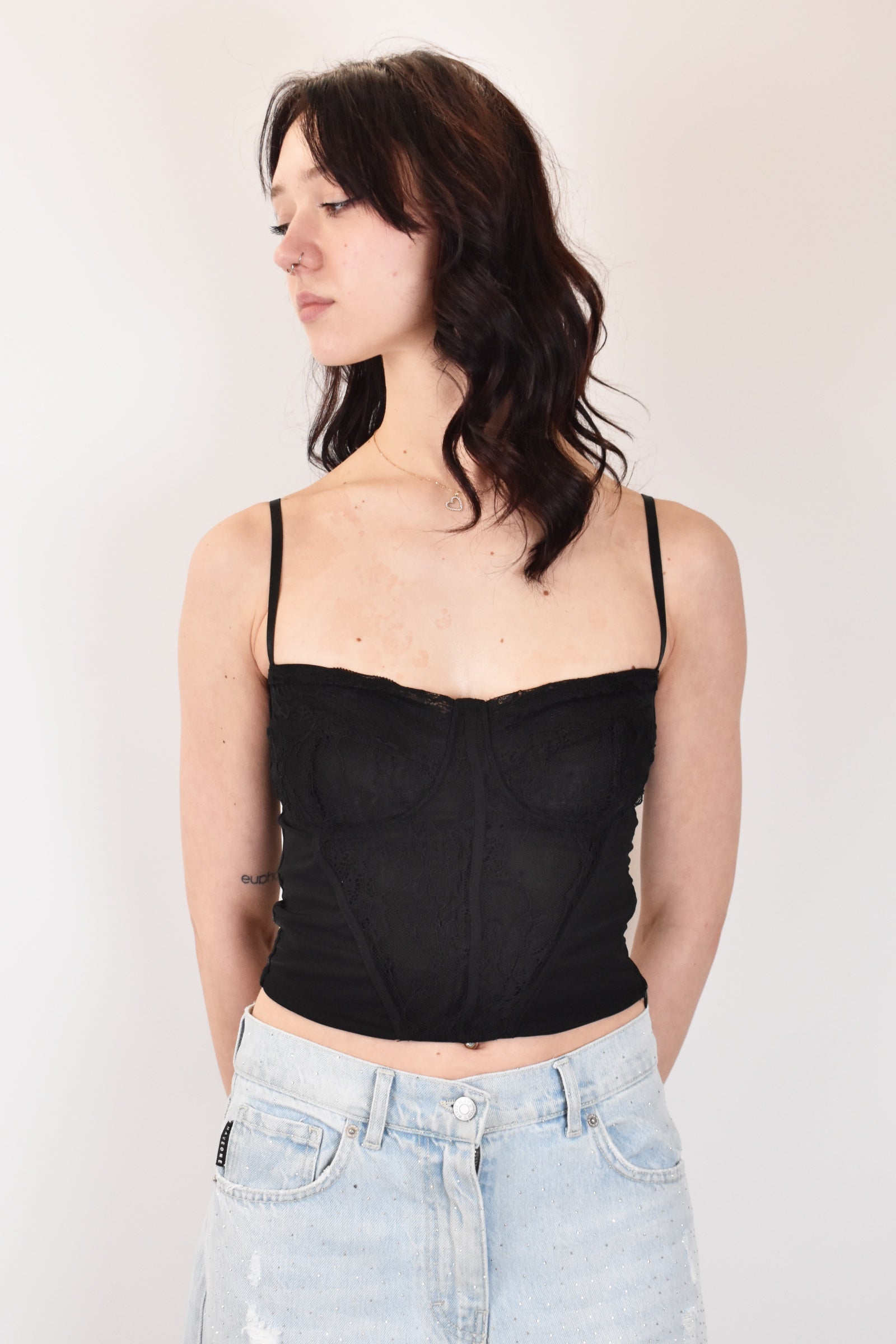 Top corsetto
