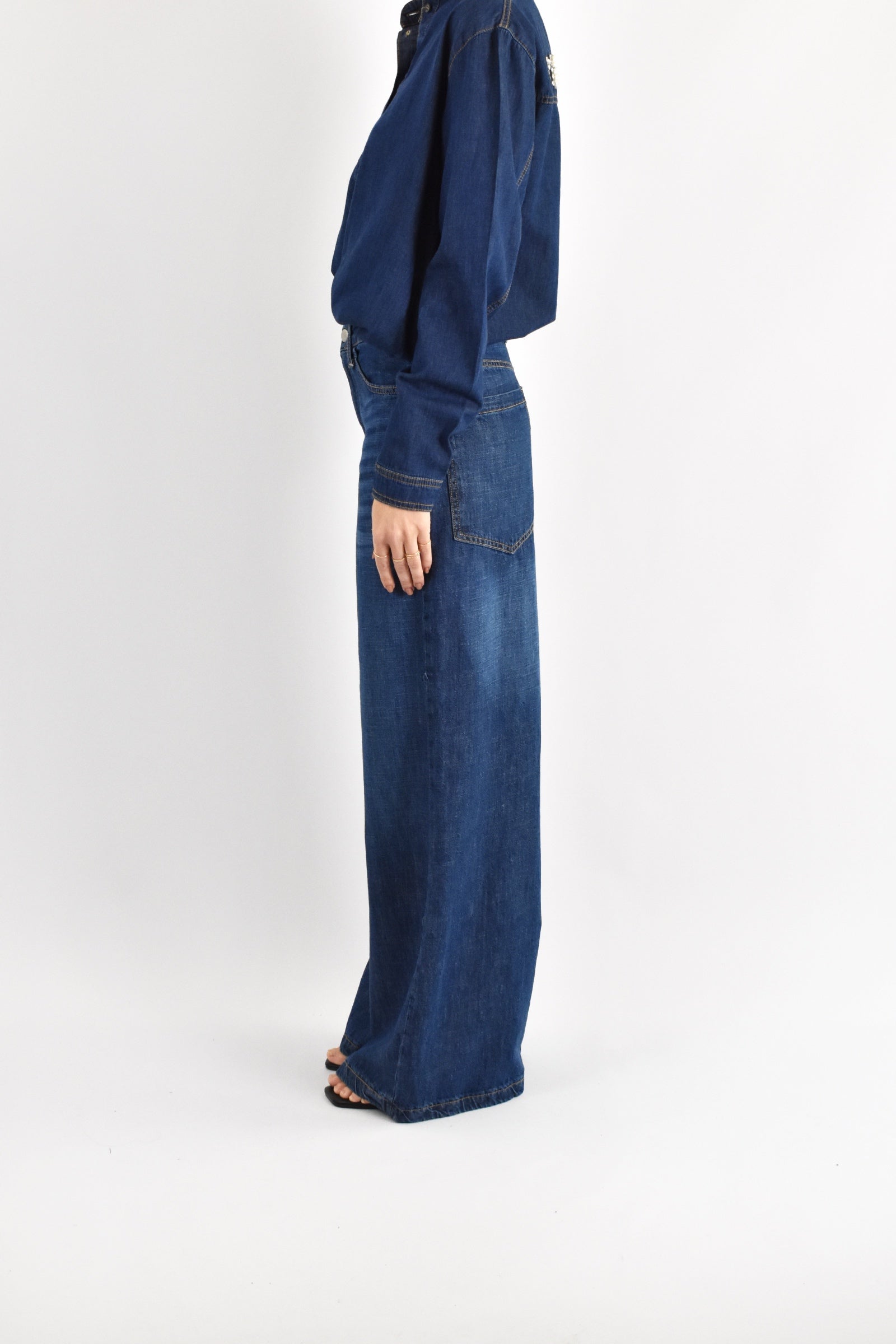 Jeans tasca bassa