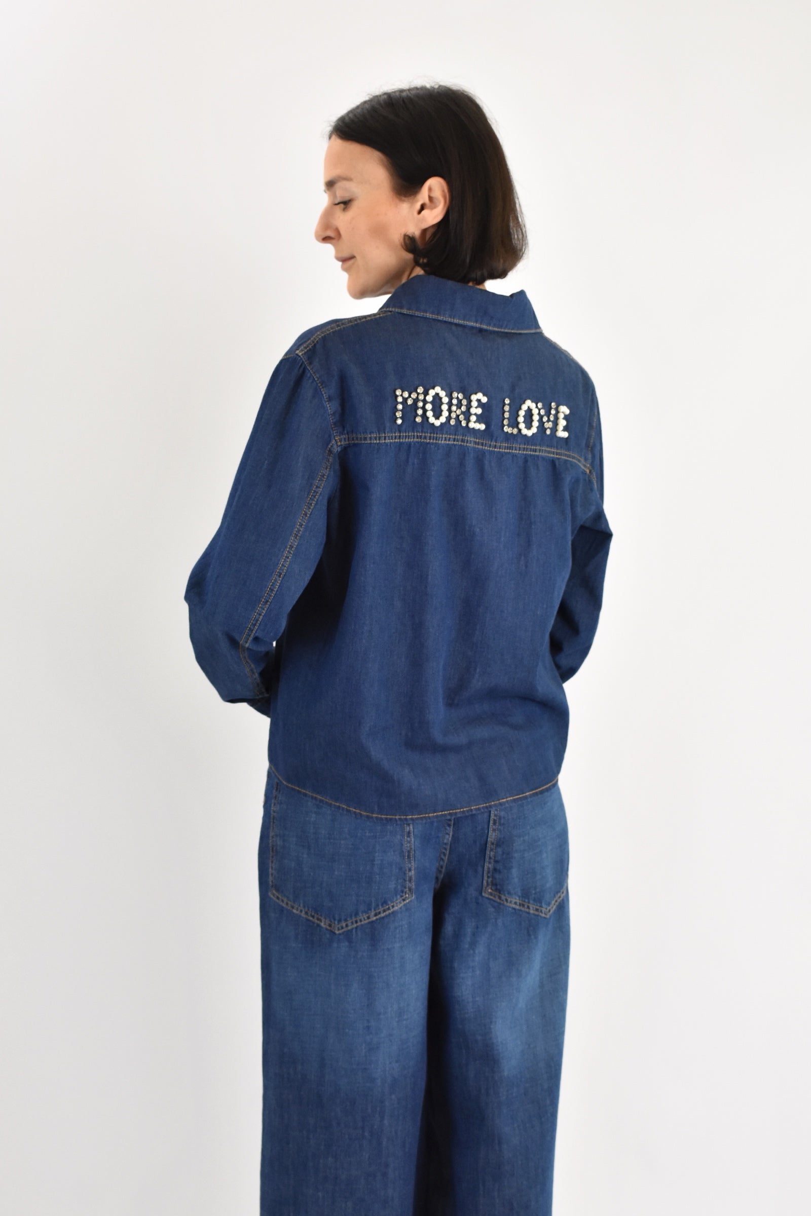 Camicia jeans MORE LOVE